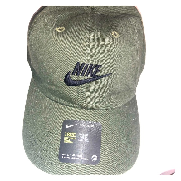 olive green nike hat
